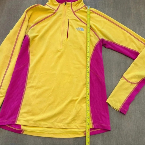 The North Face Quarter Zip Vapor Wick Training T-Shirt Outdoor Active Women's M - Picture 4 of 8